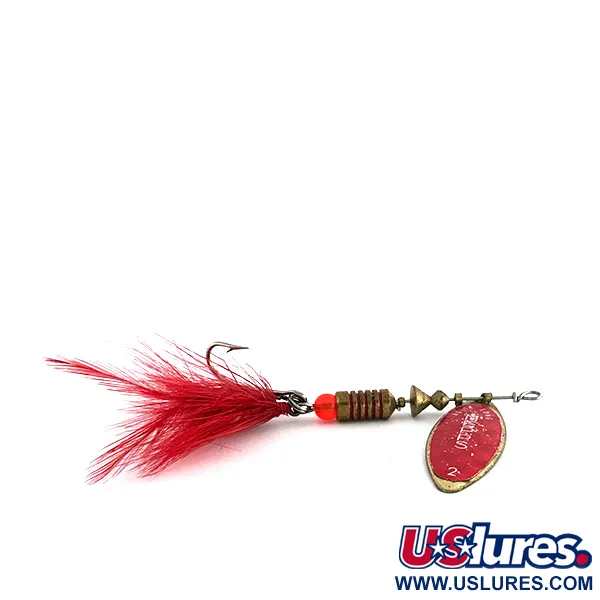 Mepps Aglia Long 2 Dressed Cucharilla, Oro / Rojo, 7,3g, #8258