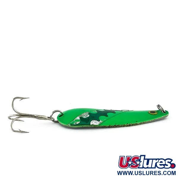 Moriyama Cucharilla, Verde/Níquel, 25g, Patrón diente sierra, #8263