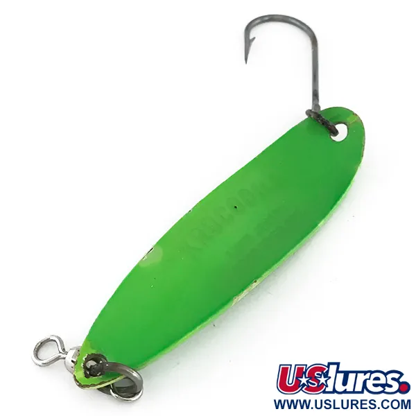 Luhr Jensen Krocodile Die #5 UV Cucharilla, Verde, 25g, Glow, #8270
