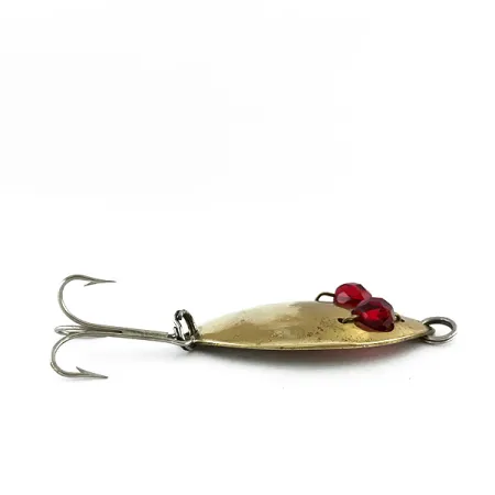 Hofmann’s Lures Red Eye junior Cucharilla, Latón/Rojo, 11g, #8275