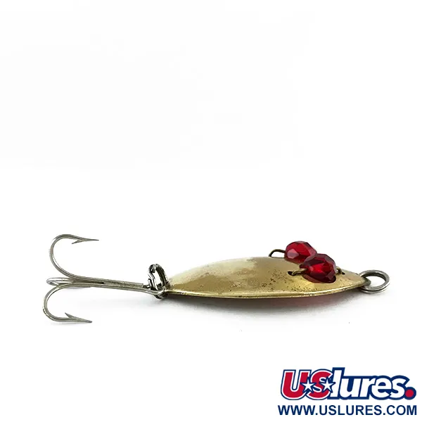 Hofmann’s Lures Red Eye junior Cucharilla, Latón/Rojo, 11g, #8275