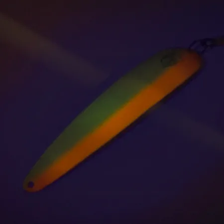 Dardevle Big Ed Flutter-Chuck 3700 Cucharilla, UV Glow, 25g, #8279