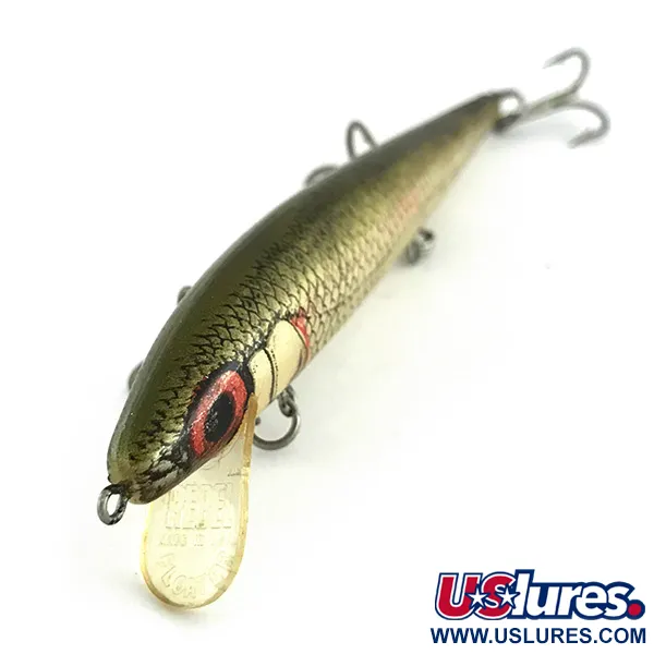 Rebel Floater Minnow, Bass, 10g, Señuelo Vintage, #8296