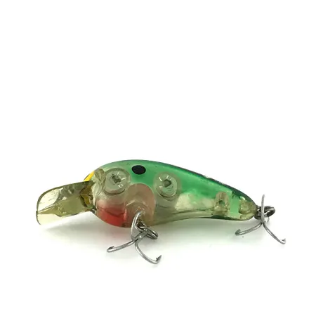 Norman Little N Crankbait, Transparente / Verde arcoíris, 7g, #8309