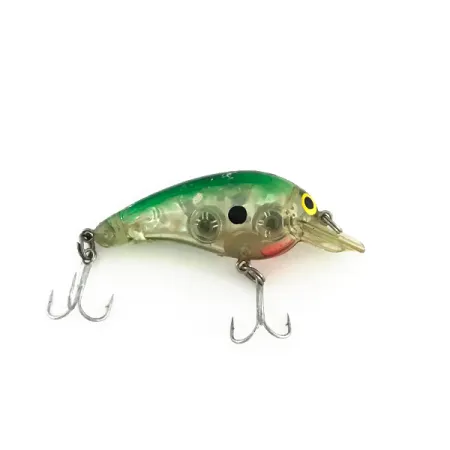Norman Little N Crankbait, Transparente / Verde arcoíris, 7g, #8309