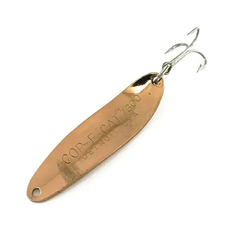 Dardevle Cop-E-Cat 7300 Cucharilla, Cobre martillado, 10g, #8328