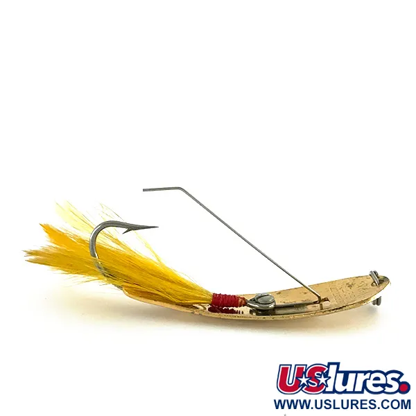 Hopkins Weedless 238 Hammered Spoon Cucharilla, Oro, 7g, Anti-enganche, #8331