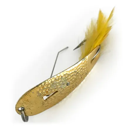 Hopkins Weedless 238 Hammered Spoon Cucharilla, Oro, 7g, Anti-enganche, #8331