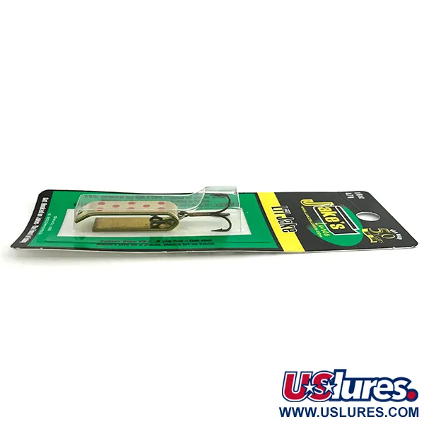 Jake's Lures Lil Jake Cucharilla, Oro / Rojo, 4.7g, Chapada, #8336