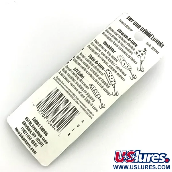 Jake's Lures Lil Jake Cucharilla, Oro / Rojo, 4.7g, Chapada, #8336