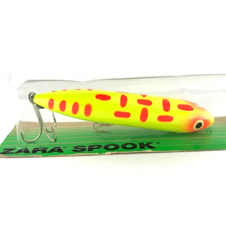 Heddon Zara Spook Señuelo superficie, Amarillo / Rojo, 21g, #8337