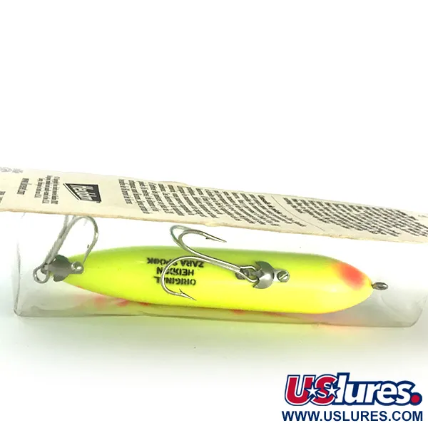 Heddon Zara Spook Señuelo superficie, Amarillo / Rojo, 21g, #8337
