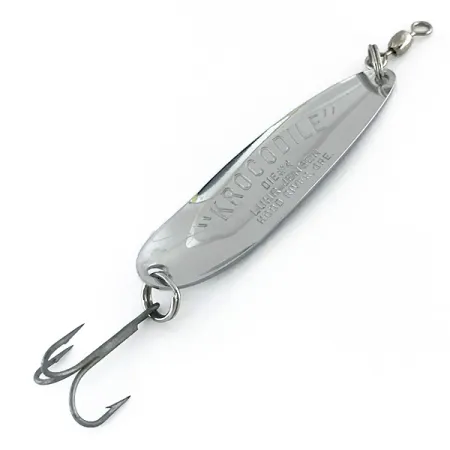 Luhr Jensen Krocodile Die #4 Cucharilla, Níquel, 14g, Prisma, #8341