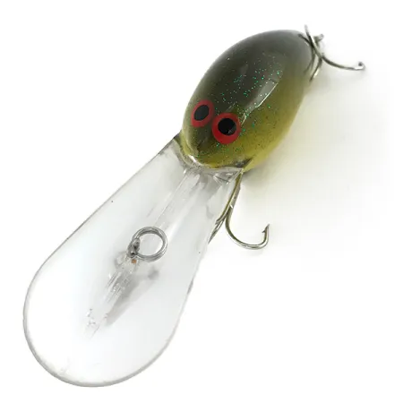 Norman DD 22 Crankbait de profundidad, Oliva, 28g, Sonajero, #8347