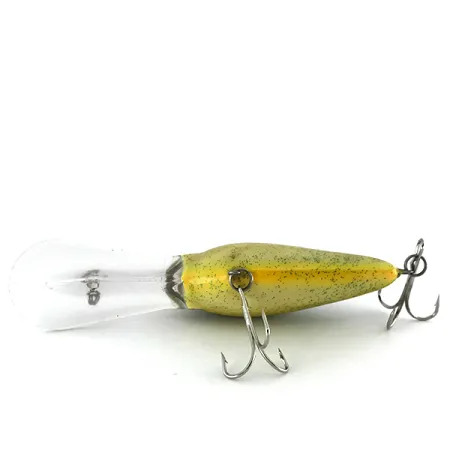 Norman DD 22 Crankbait de profundidad, Oliva, 28g, Sonajero, #8347
