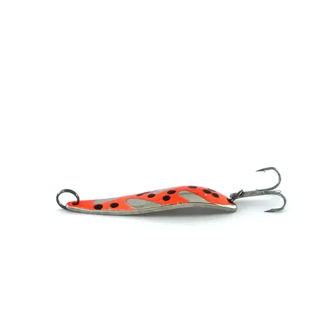 Acme Fiord Spoon Cucharilla, Níquel/Rojo/Negro, 11g, Raro, #8363