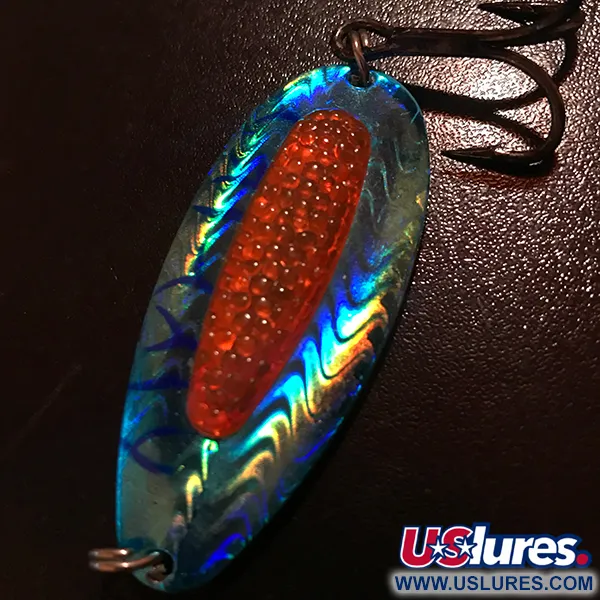 Blue Fox Rattlin Pixee UV Cucharilla, Blue / Red, 24g, UV-reactivo, #8373