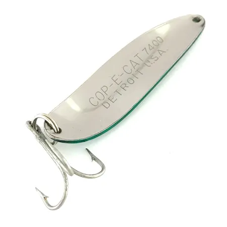 Eppinger Dardevle Cop-E-Cat 7400 Cucharilla, Níquel/Verde, 14g, #8392