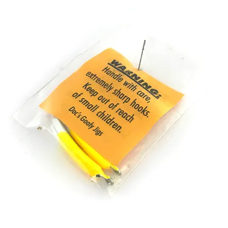 Doc's Goofy Jig UV Jig, Amarillo, 7g, Reacción UV, #8396