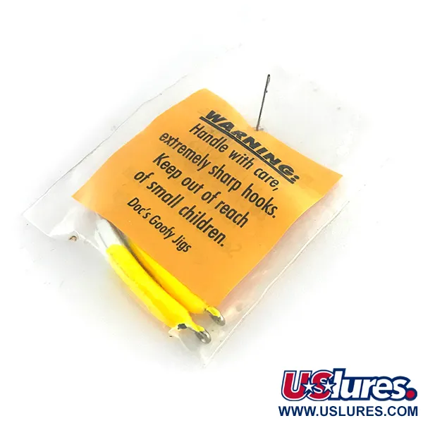 Doc's Goofy Jig UV Jig, Amarillo, 7g, Reacción UV, #8396