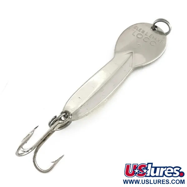 Glen Evans Loco 3 Cucharilla, Níquel / Oro, 17g, Cinta Prismática, #8400