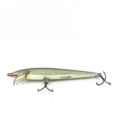 Rapala Original Floater F8 Señuelo, S (Silver), 4g, Balsa, #8408