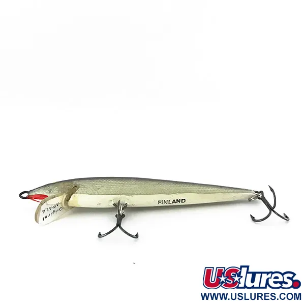 Rapala Original Floater F8 Señuelo, S (Silver), 4g, Balsa, #8408