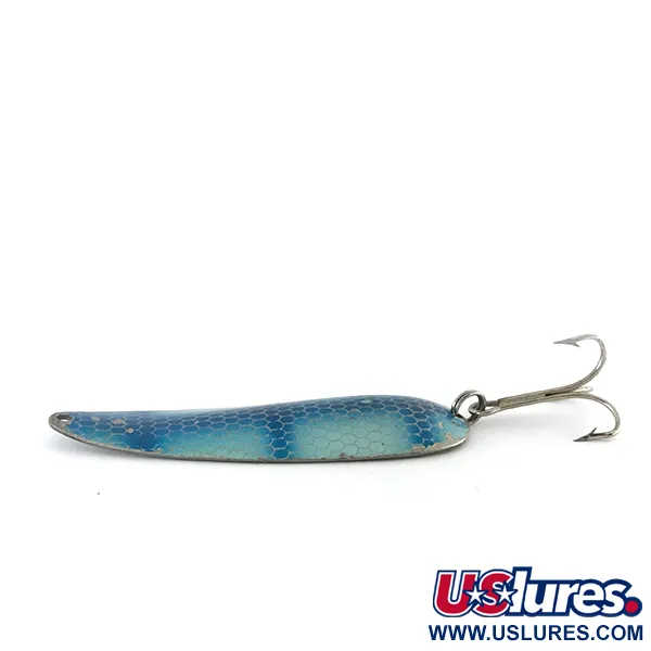 Eppinger Dardevle Cucharilla, Níquel / Azul claro, 28g, Vintage, #8410