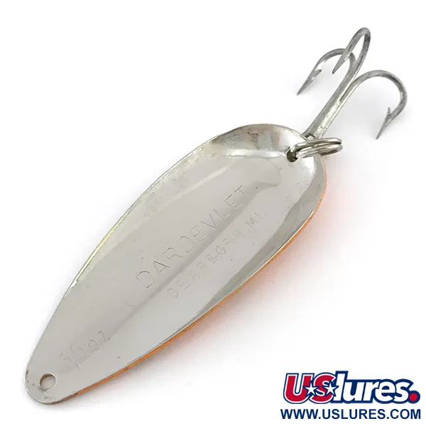 Eppinger Dardevle Dardevlet Cucharilla, Naranja/Verde/Níquel, 21g, #8412