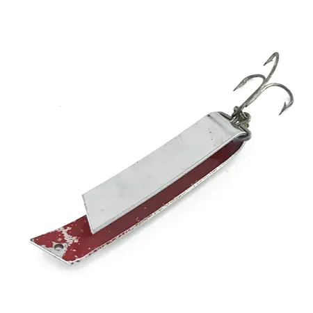 Luhr Jensen Super-Duper 509 Cucharilla, Níquel / Rojo, 11g, #8413