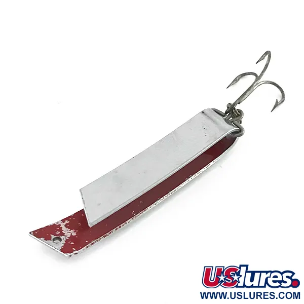 Luhr Jensen Super-Duper 509 Cucharilla, Níquel / Rojo, 11g, #8413