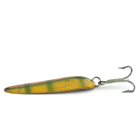 Cucharilla Eppinger Dardevle, Naranja/Verde/Níquel, 28g, Panal, #8432