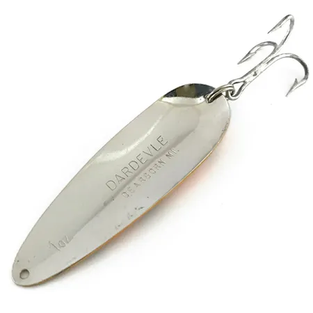 Cucharilla Eppinger Dardevle, Naranja/Verde/Níquel, 28g, Panal, #8432