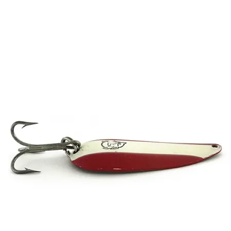 Dardevle Dardevlet Cucharilla, Rojo/Blanco/Níquel, 21g, Cobre, #8433