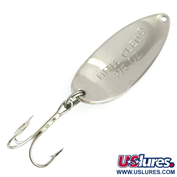 Cucharilla Acme Little Cleo Glow, Blanco / Verde / Níquel, 11g, #8435