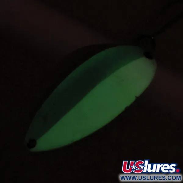Cucharilla Acme Little Cleo Glow, Blanco / Verde / Níquel, 11g, #8435