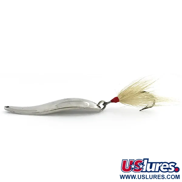 Acme Fiord Spoon Cucharilla, Níquel, 21g, anzuelo con plumas, #8438