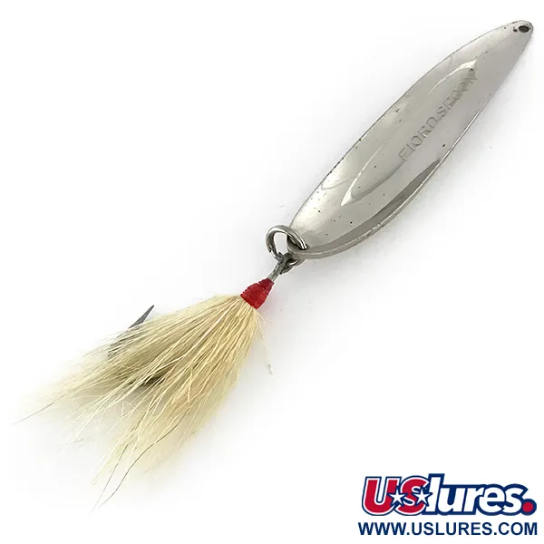 Acme Fiord Spoon Cucharilla, Níquel, 21g, anzuelo con plumas, #8438