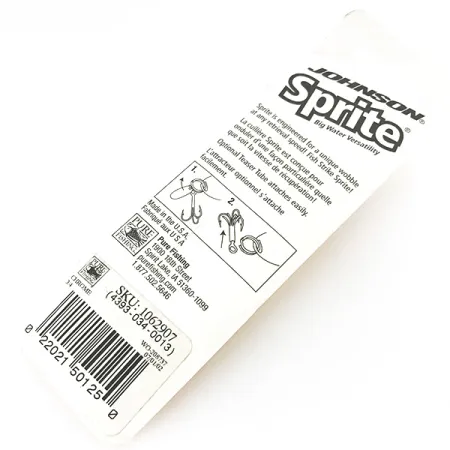 Johnson Sprite Cucharilla ondulante, Níquel, 21g, USA, #8450