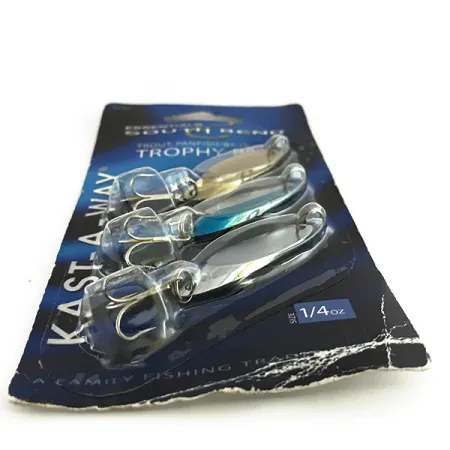 South Bend Essentials Kast-A-Way Cucharilla, Oro/Níquel/Azul, 7g, #8451