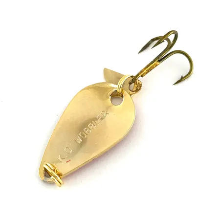 Acme K.O. Wobbler Cucharilla, Oro/Rojo, 3,5g, Sonic Flipper Tail, #8460