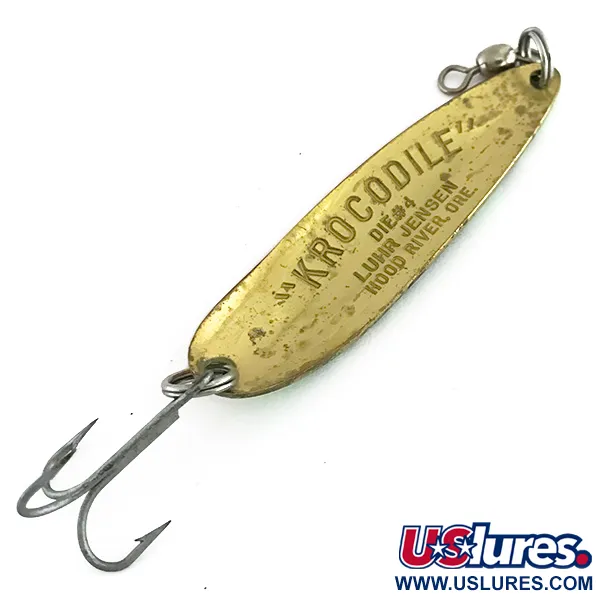 Luhr Jensen Krocodile Die #4 UV Cucharilla, Fire Tiger, 14g, UV, #8466