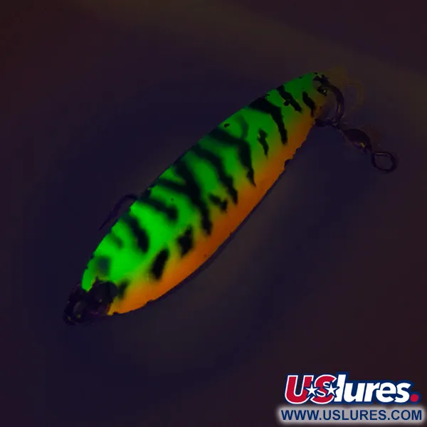 Luhr Jensen Krocodile Die #4 UV Cucharilla, Fire Tiger, 14g, UV, #8466
