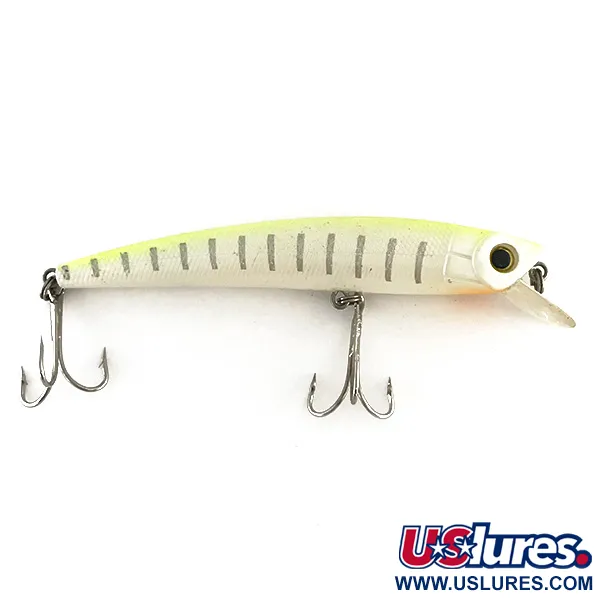 Bass Pro Shops Tourney Special Minnow Señuelo, Blanco/Amarillo, #8473