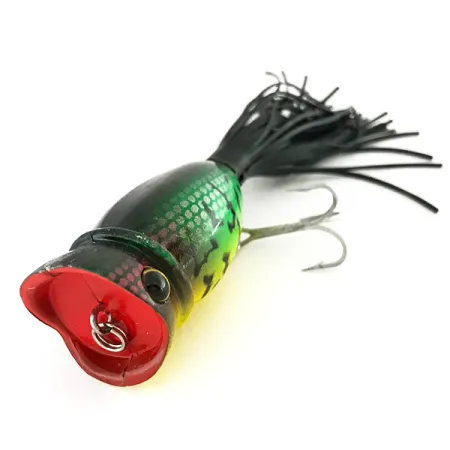 Producers Popper Señuelo superficie, Fire Tiger, 7,1g, Rattle, #8476