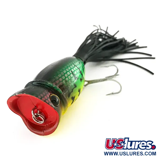 Producers Popper Señuelo superficie, Fire Tiger, 7,1g, Rattle, #8476