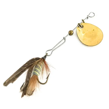 Jerry's Flies #707 Brown Hackle Cucharilla, Oro, 1.4g, EE. UU., #8485