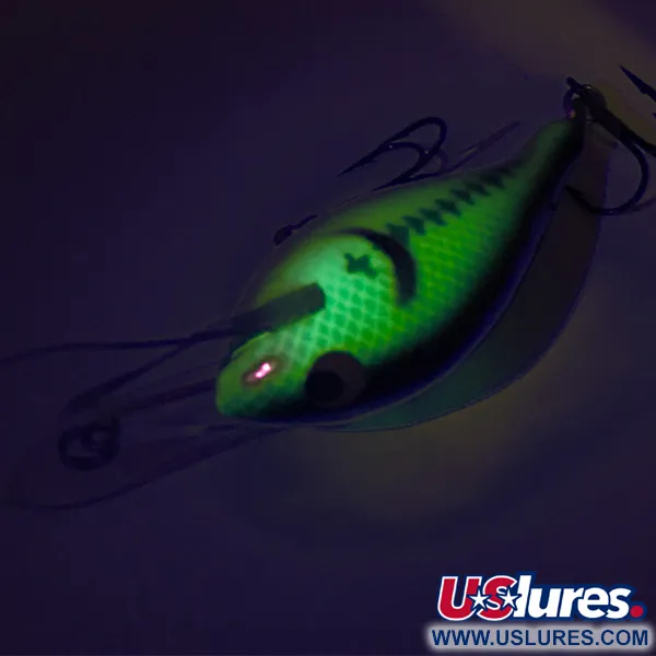 Renegade Little Diver Crankbait, Verde, 11g, reactivo UV, #8498