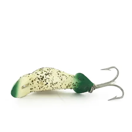 Buck Perry Spoonplug Cucharilla, Blanco/Verde, 5g, Estructuras, #8500