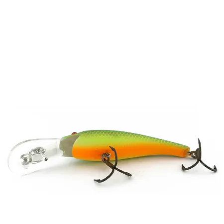 Cotton Cordell Deep Diver UV Señuelo, Verde/Amarillo/Naranja, 7g, #8505